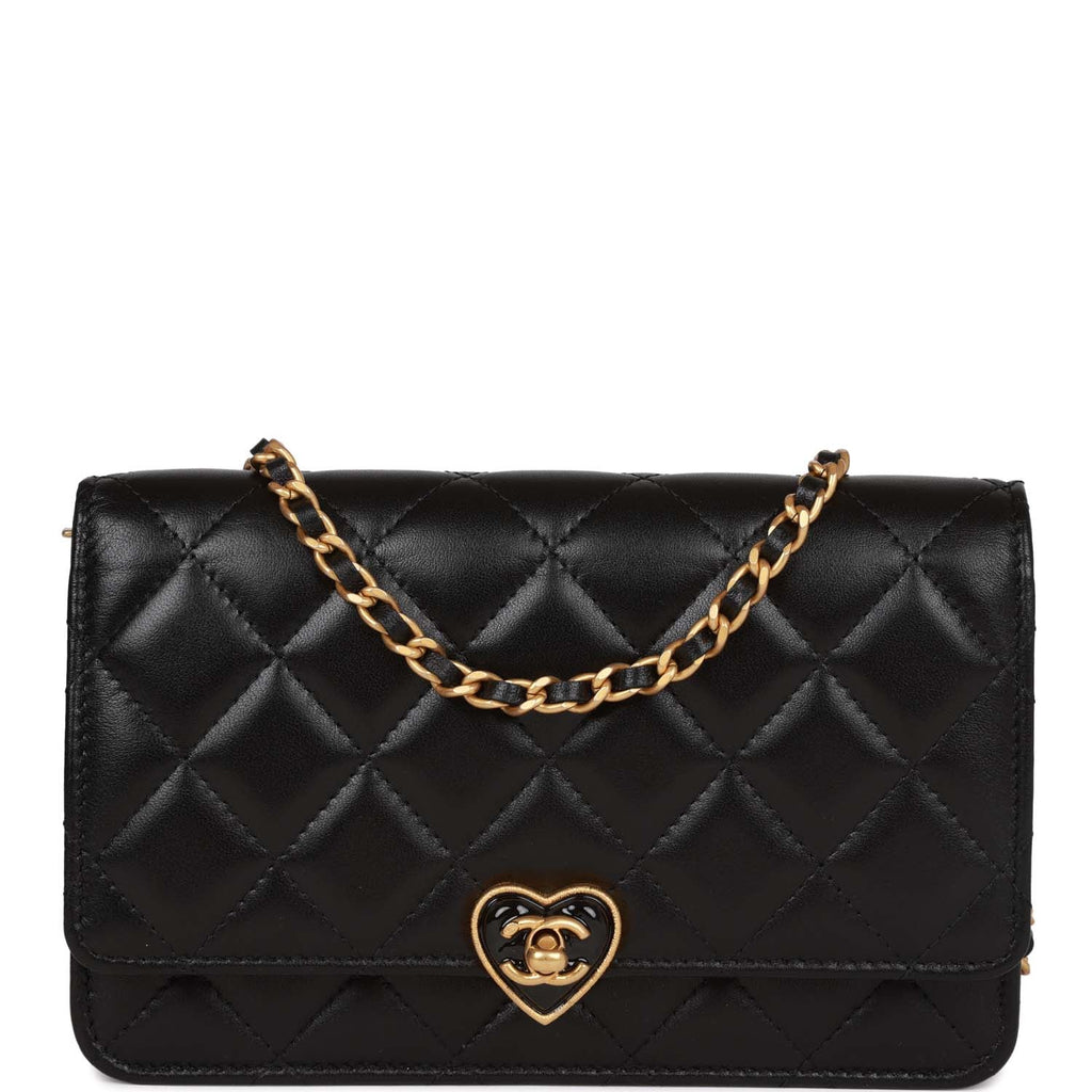 Chanel Pink Quilted Calfskin Gabrielle Wallet On Chain (WOC