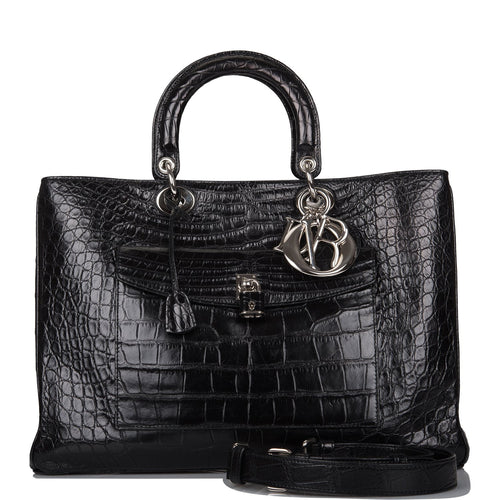 Miss Dior Mini Bag Black Cannage Lambskin | DIOR US