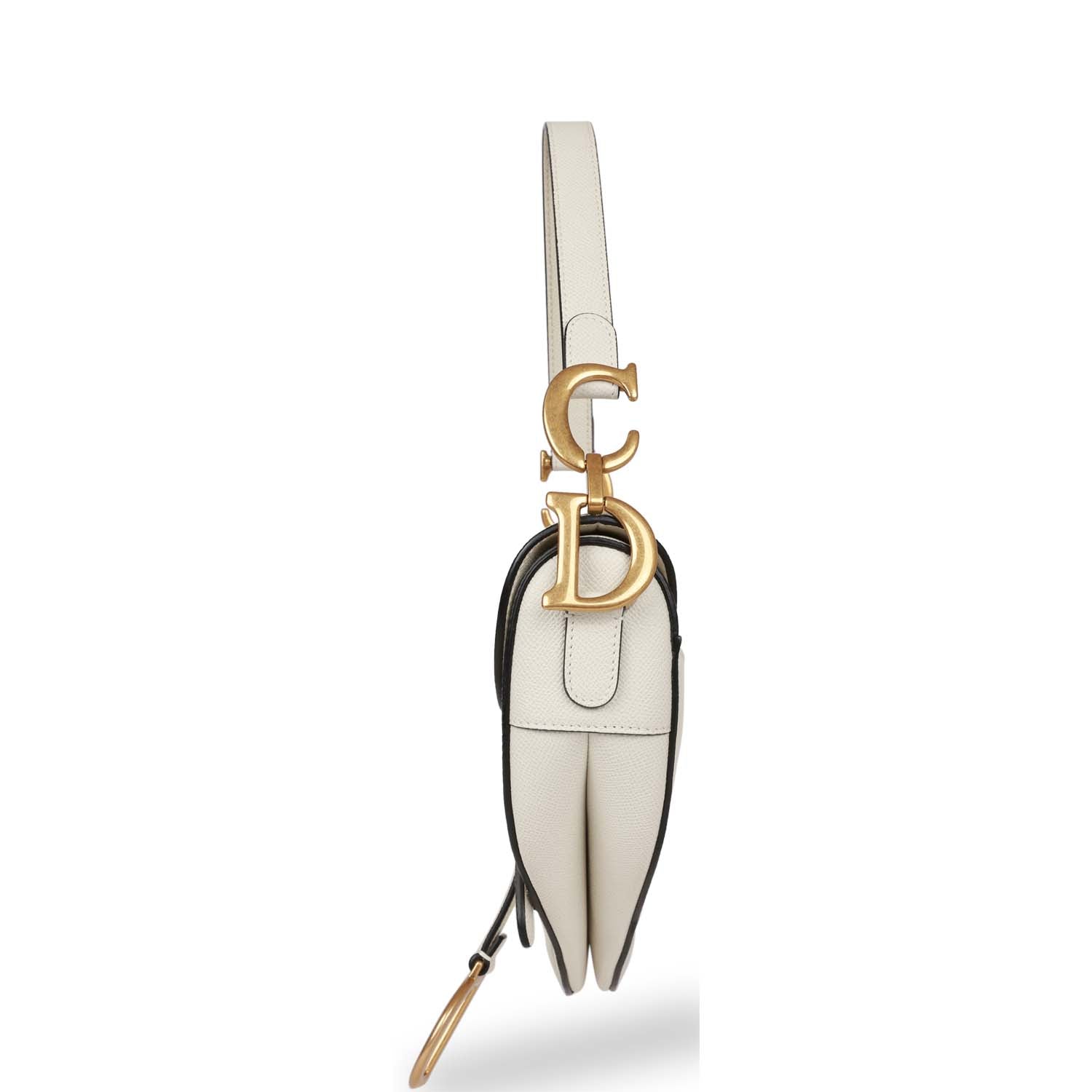 CC 25 HANDBAG IN WHITE 30 GRAINED CALFSKIN GOLD HARDWARE main image 1