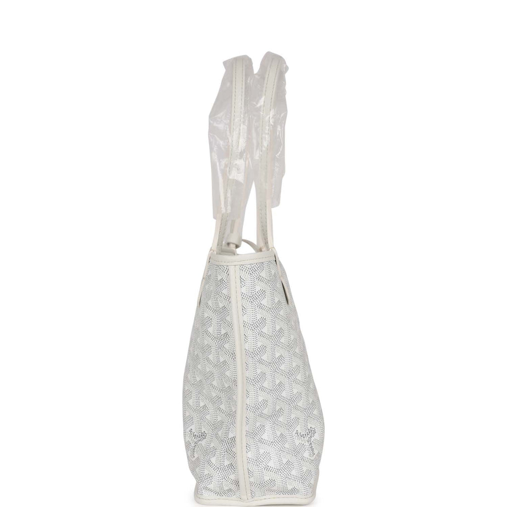 Goyard Goyardine Greige Anjou PM Embroidered Bunny Khaki Bag Silver Ha –  Madison Avenue Couture