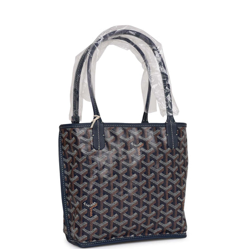 Goyard Goyardine Blue Belvedere PM Bag Palladium Hardware – Madison Avenue  Couture