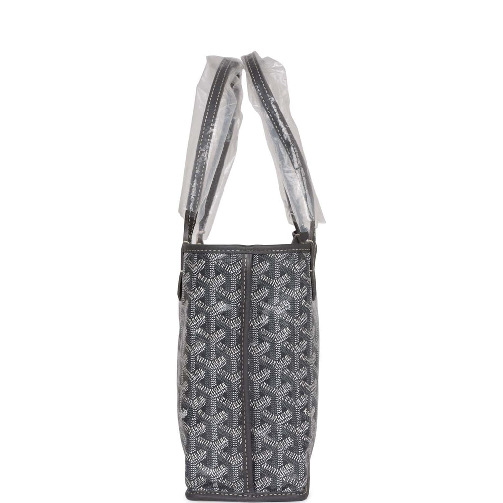 Goyard Goyardine Grey Anjou Mini Reversible Tote Bag Palladium Hardwar –  Madison Avenue Couture