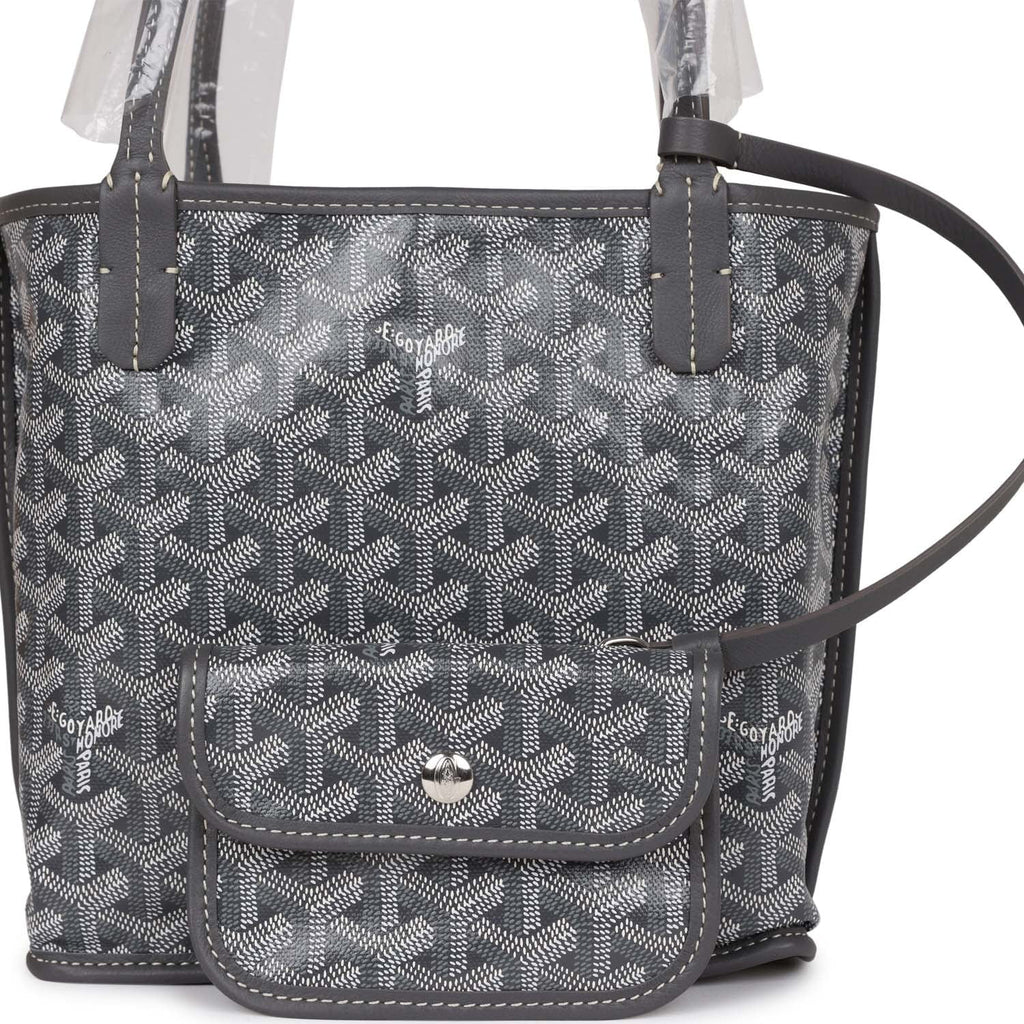 Goyard Grey Reversible Anjou Mini Bag – The Closet