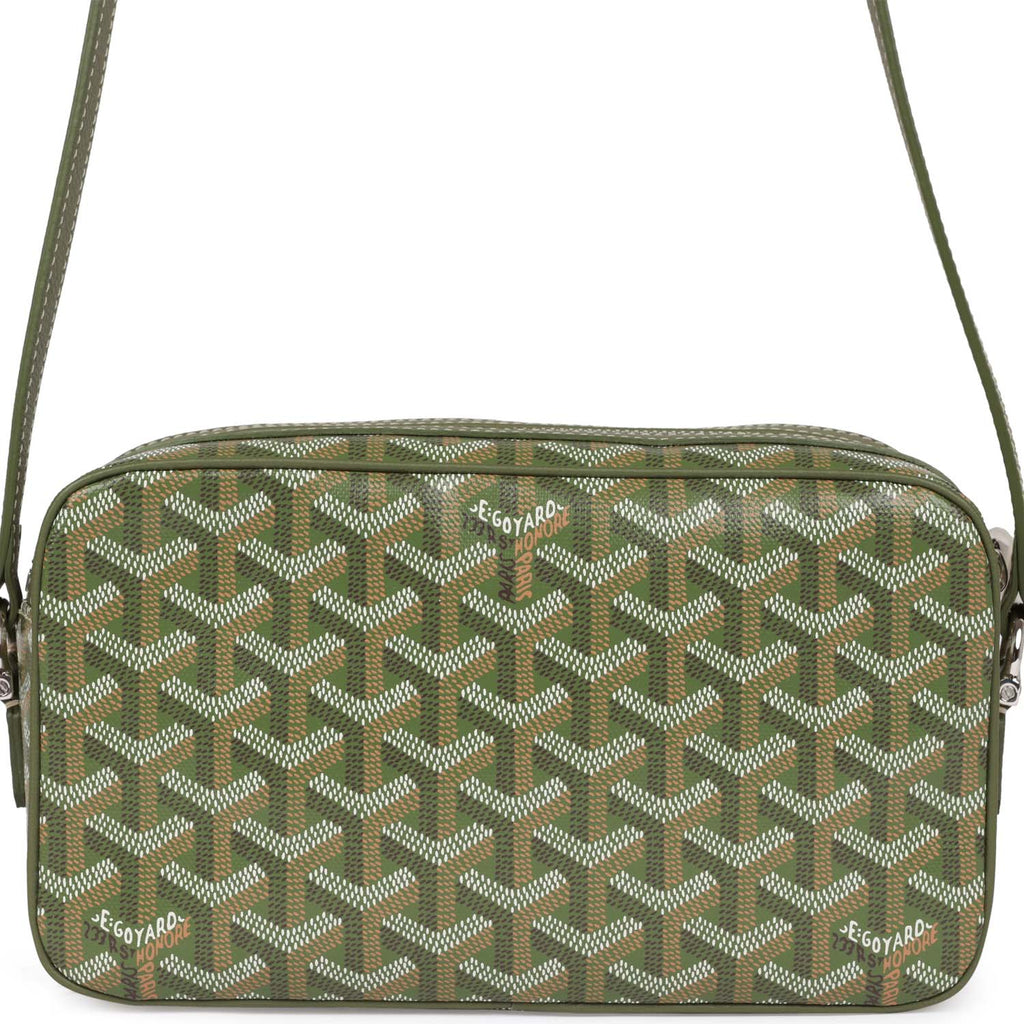 Goyard Cap-Vert PM Bag Green in Coated Canvas/Calfskin Leather with  Silver-tone - US
