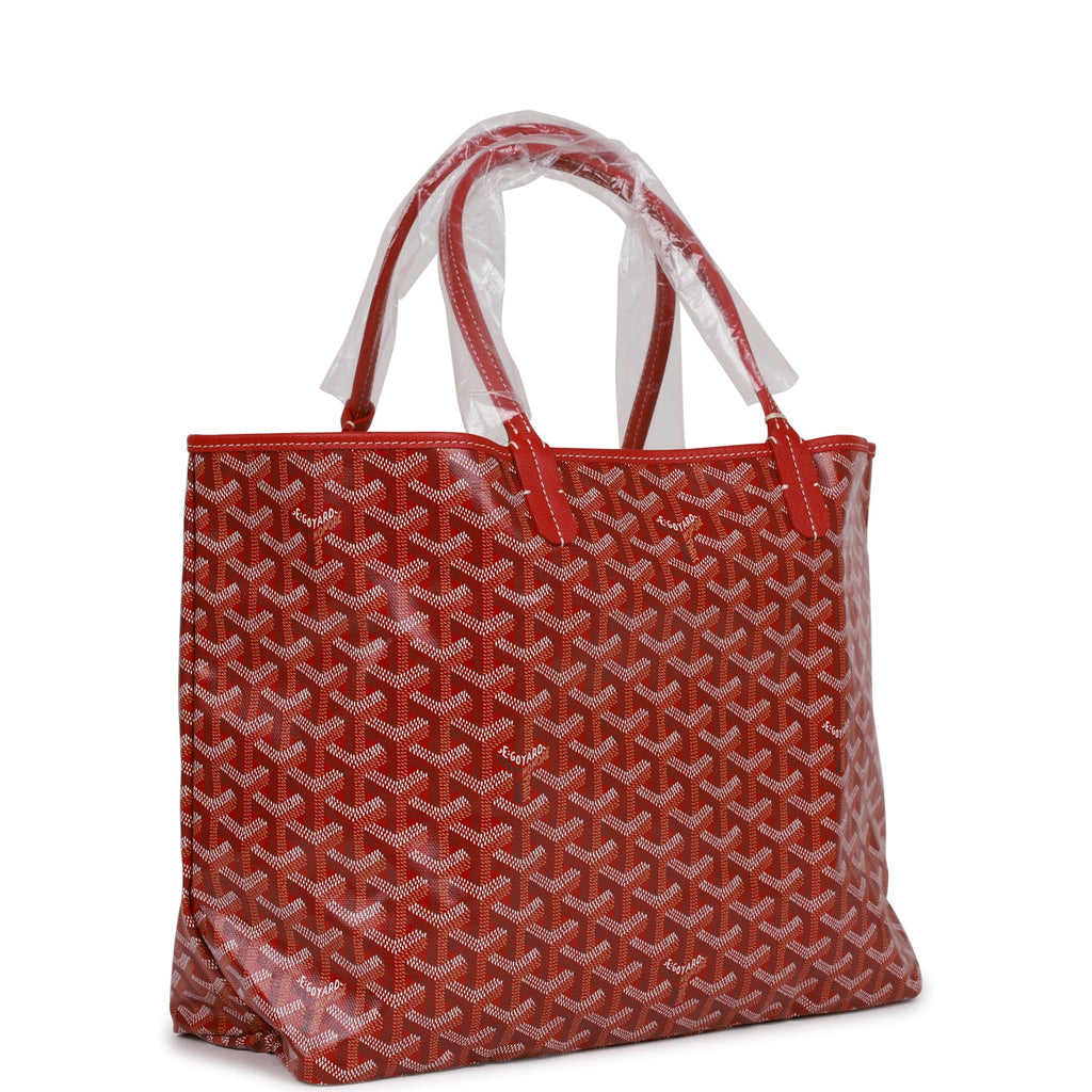 Goyard Red St. Louis MM Tote Bag For Sale at 1stDibs  goyard saint louis mm,  goyard st louis mm, goyard st louis red