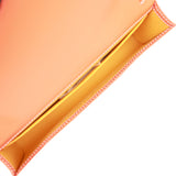 Goyard Goyardine Orange Monte Carlo PM Clutch/Shoulder Bag Silver Hardware