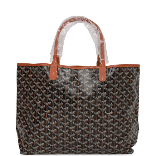 Goyard Goyardine Black St. Louis PM Tote Bag Silver Hardware
