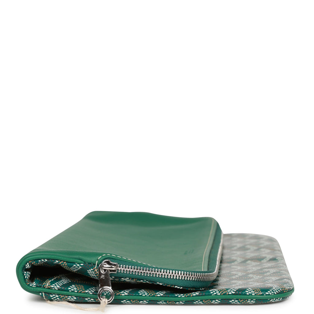 Goyard Goyardine Green Cassette Trunk Clutch/Shoulder Bag Silver Hardw –  Madison Avenue Couture