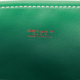 Goyard Goyardine Green Anjou Mini Reversible Tote Bag Silver Hardware