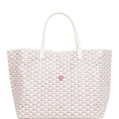 Goyard Goyardine Orange Claire Voie St. Louis GM Tote Bag Silver Hardware