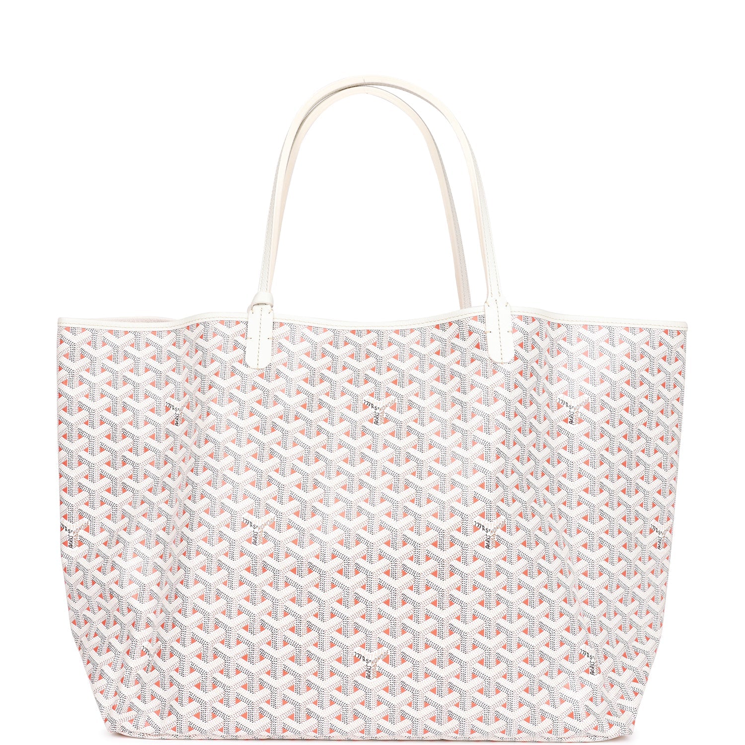 Goyard Goyardine Orange Claire Voie St. Louis GM Tote Bag Silver Hardw ...