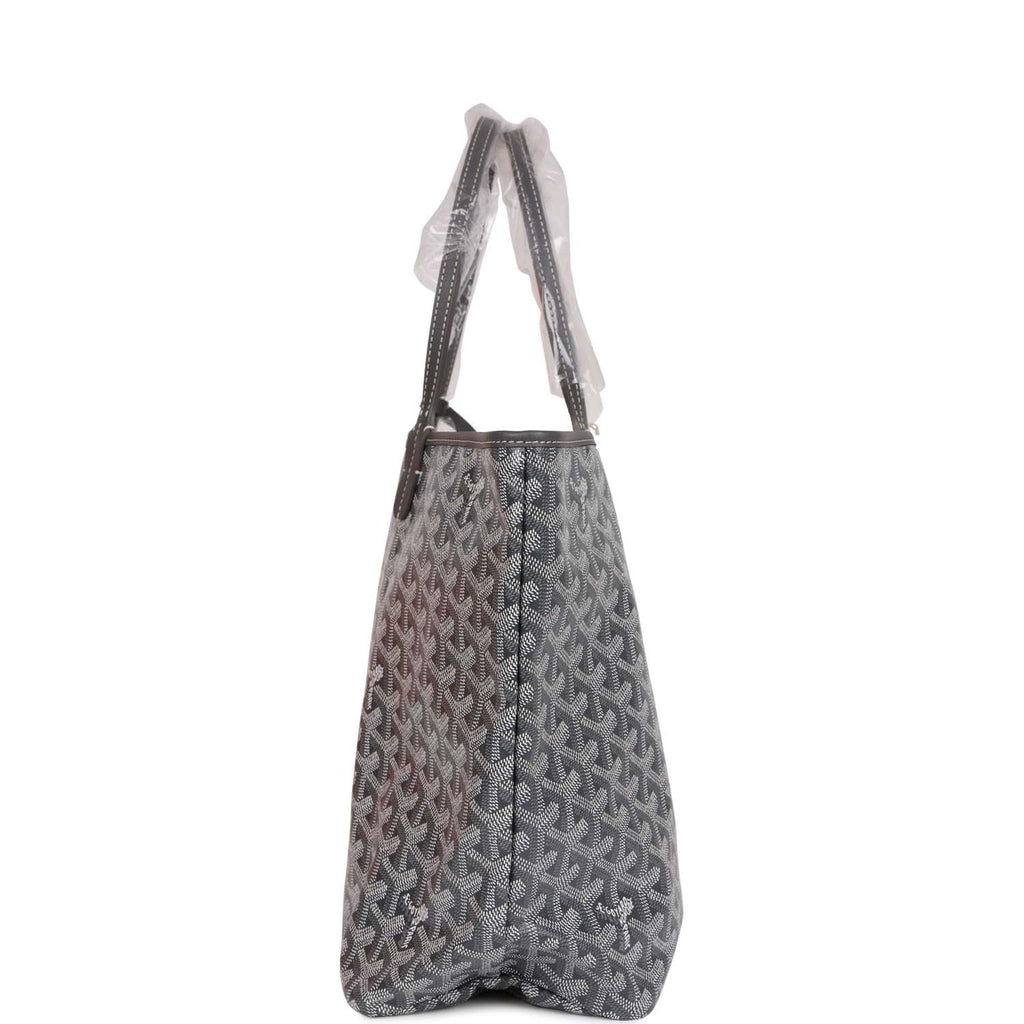 Goyard Goyardine Grey Cap Vert PM Bag Silver Hardware – Madison Avenue  Couture