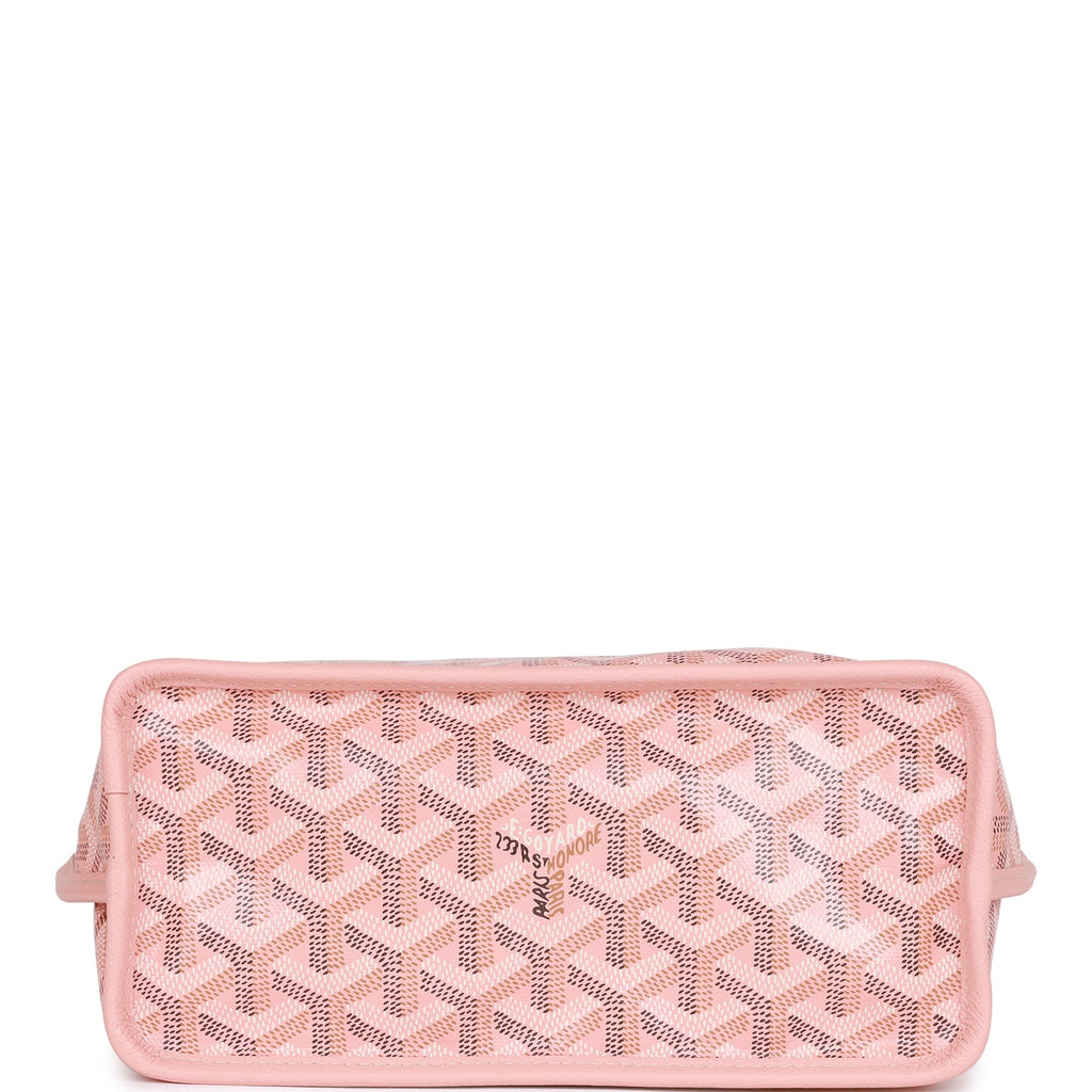 Goyard Limited Edition Anjou Mini Bag Canvas/Calfskin Pink SHW