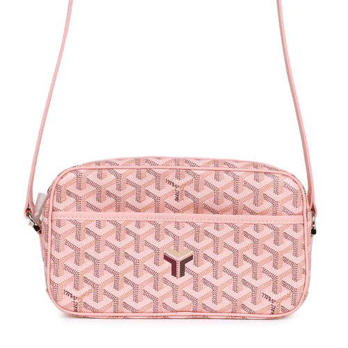 Goyard Goyardine Rose Pink Cap Vert PM Bag Silver Hardware