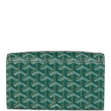 Goyard Green Goyardine Varenne Wallet Above Excellent Condition at 1stDibs