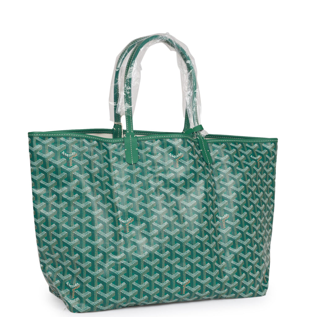 Goyard Goyardine Saint Louis PM w/ Pouch - Green Totes, Handbags