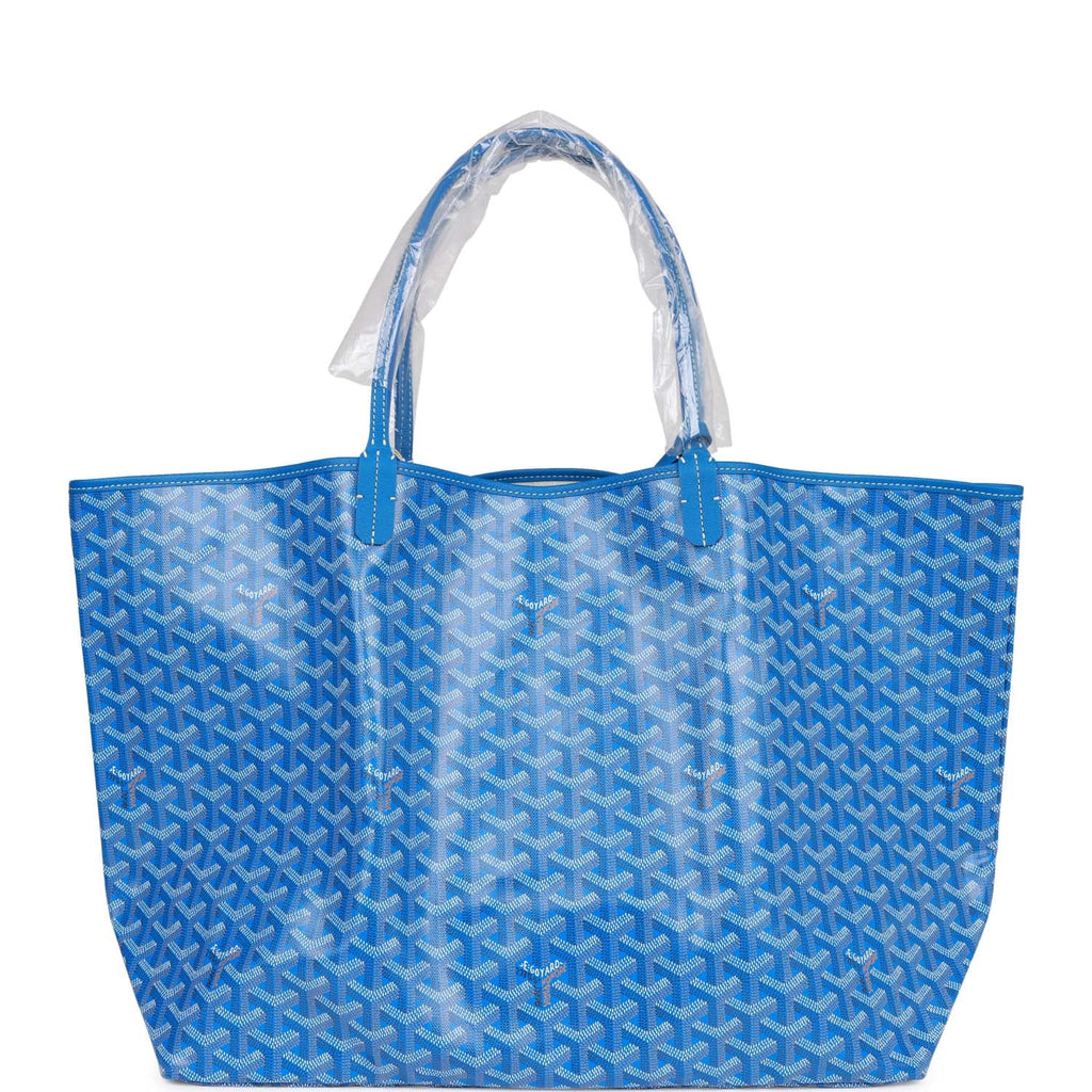 Goyard Goyardine Saint Louis GM Sky Blue tote bag handbag purse