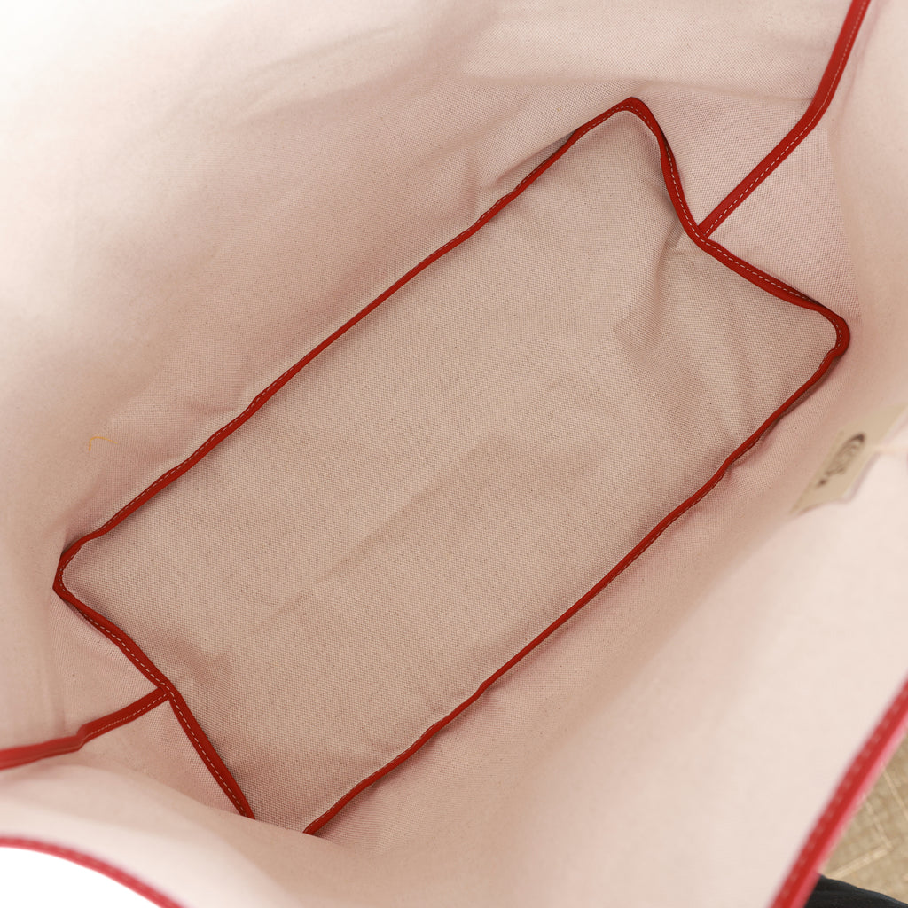Goyard Goyardine Red St. Louis GM Tote Bag Silver Hardware – Madison Avenue  Couture