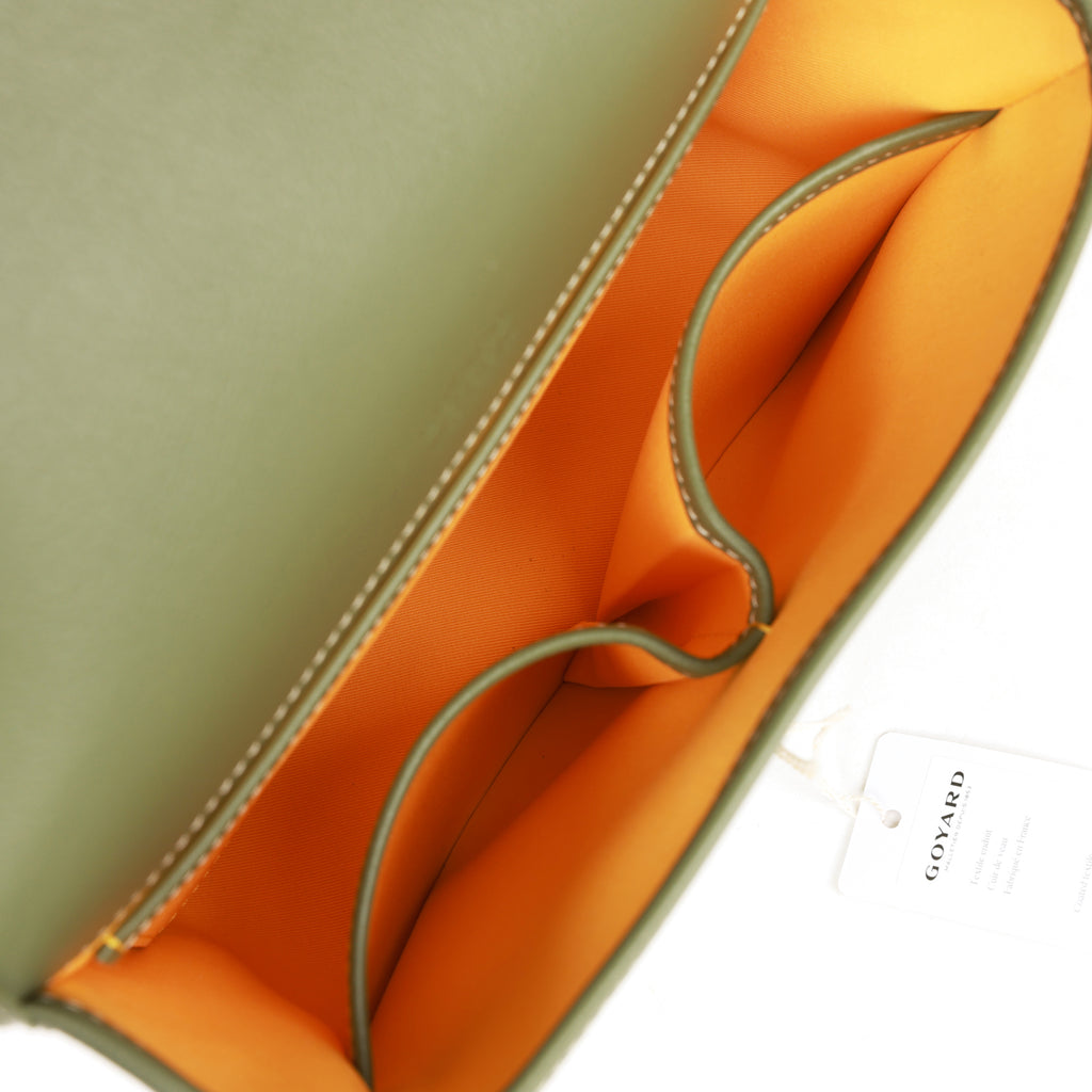 Goyard Belvedere PM Bag Khaki Goyardine Palladium Hardware – Madison Avenue  Couture