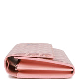 Goyard Goyardine Pink Varenne Continental Wallet Bag Palladium Hardware