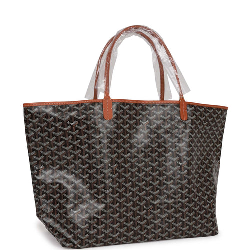 Goyard Goyardine Black St. Louis GM Tote Bag Palladium Hardware