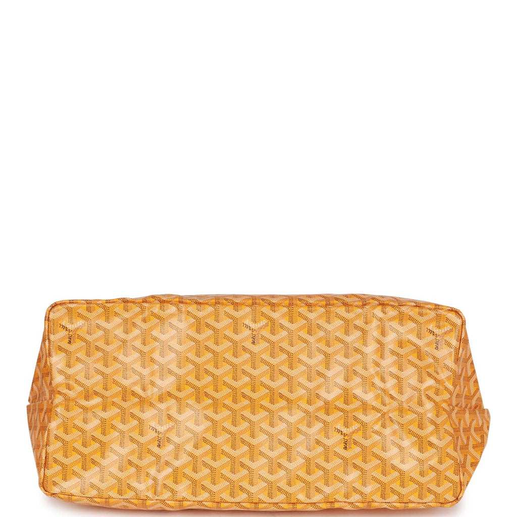 Goyard Goyardine Yellow St. Louis GM Tote Bag Palladium Hardware – Madison  Avenue Couture