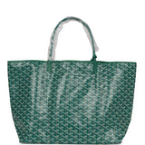Goyard Goyardine Greige and Green St. Louis GM Tote Bag Palladium Hard –  Madison Avenue Couture