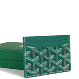 Goyard Saint Pierre Card Wallet Green Goyardine – Coco Approved Studio