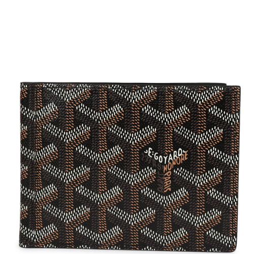 Goyard Goyardine Black Saint-Thomas Bill Fold Wallet
