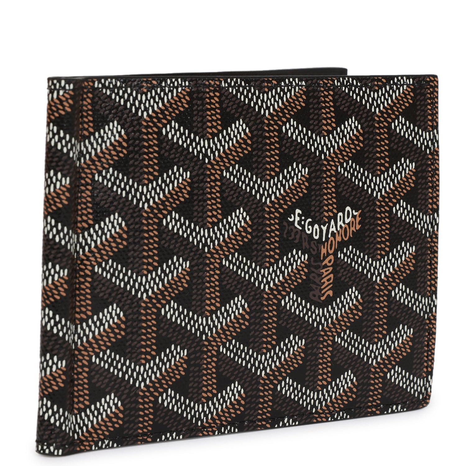 Goyard Goyardine Black Saint-Thomas Bill Fold Wallet