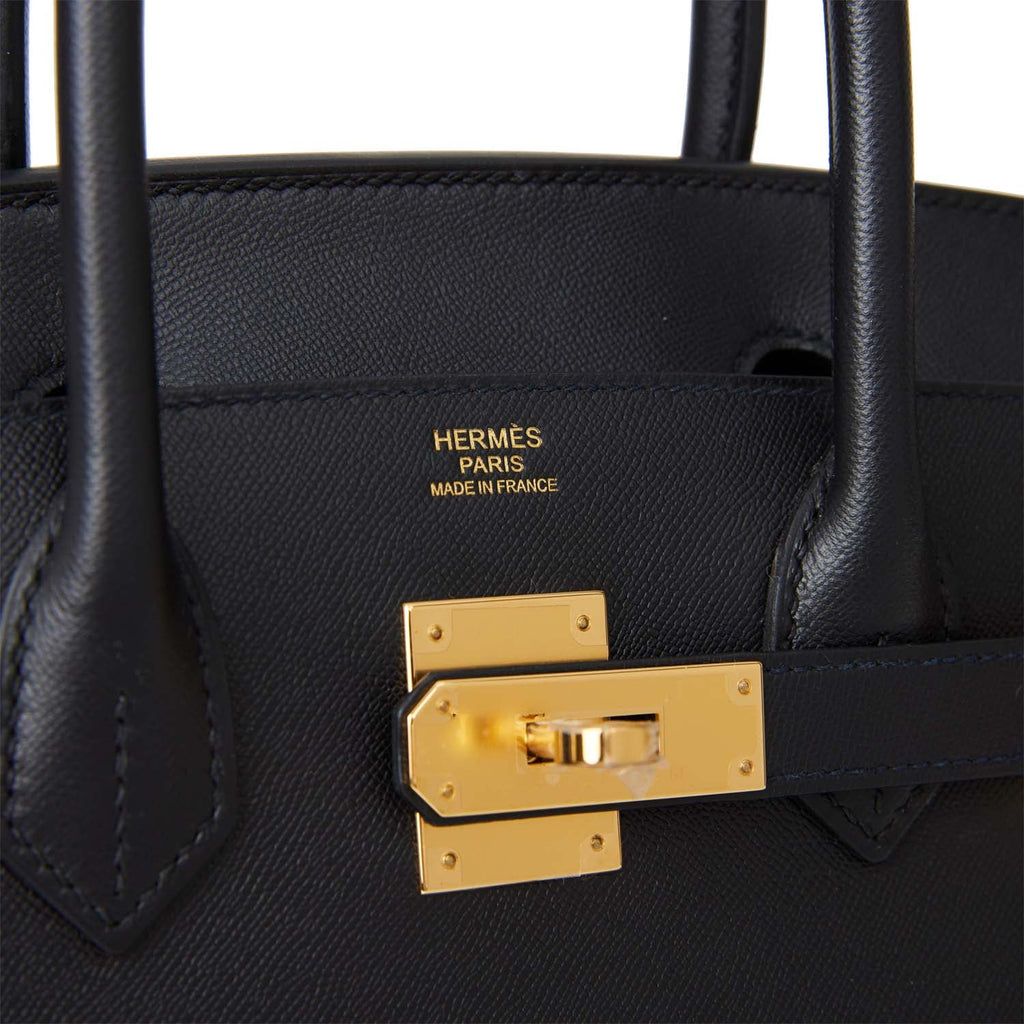Hermes Birkin Sellier 30 Black Madame Gold Hardware – Madison