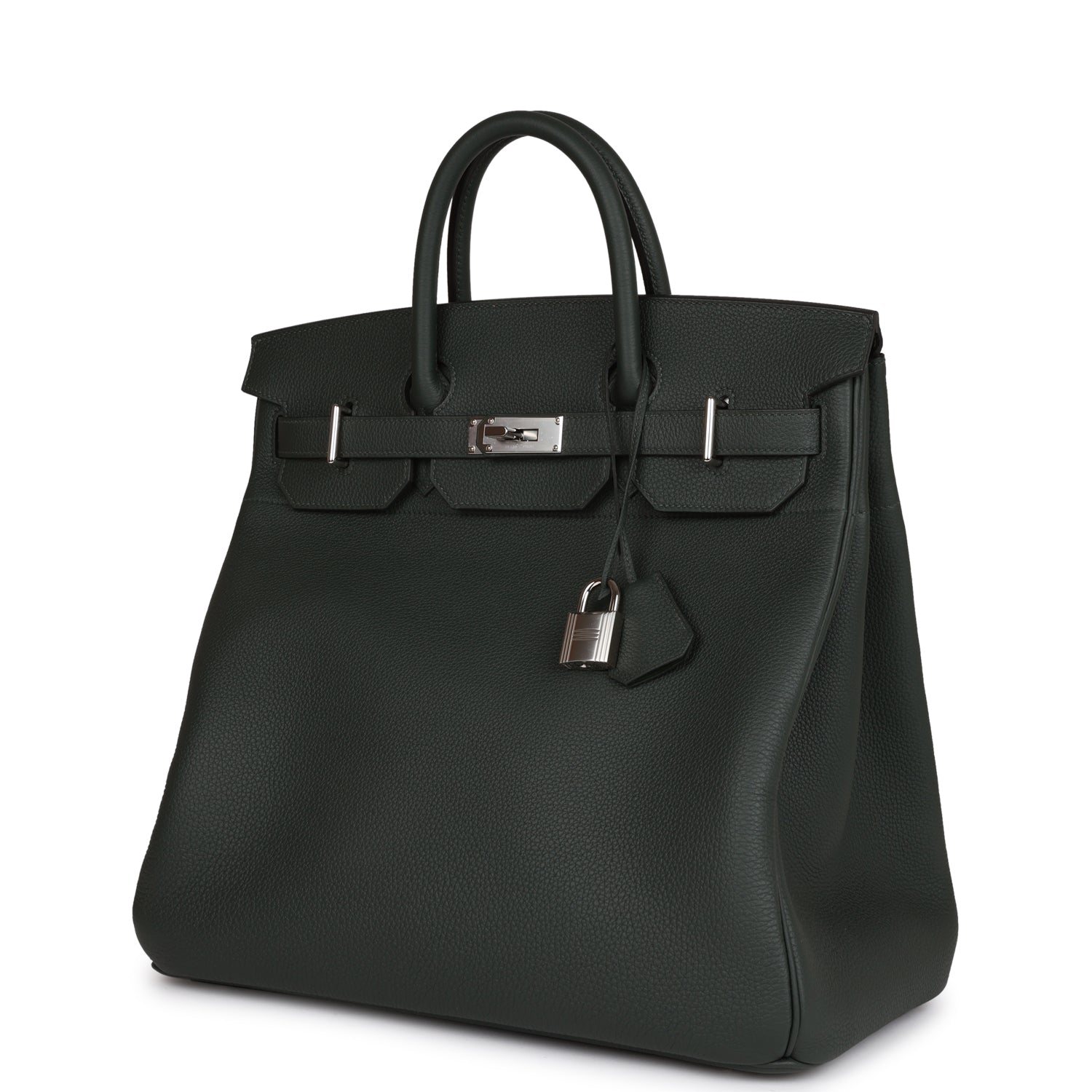 Hermes HAC Birkin 40 Vert Fonce Togo Palladium Hardware – Madison ...