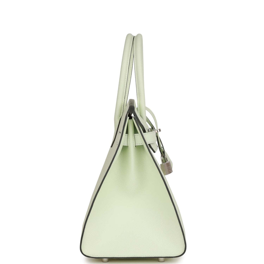 Hermes Birkin Sellier 30 Vert Fizz Epsom Palladium Hardware – Madison  Avenue Couture