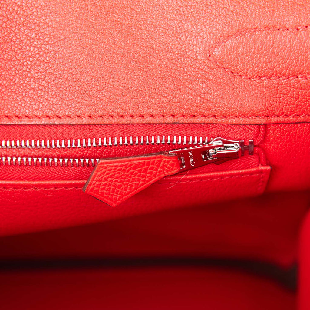 Hermès Birkin 30 Rouge de Coeur Epsom Palladium Hardware PHW