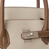 Hermes Special Order (HSS) Birkin 40 Beton and Etoupe Togo Brushed Palladium Hardware