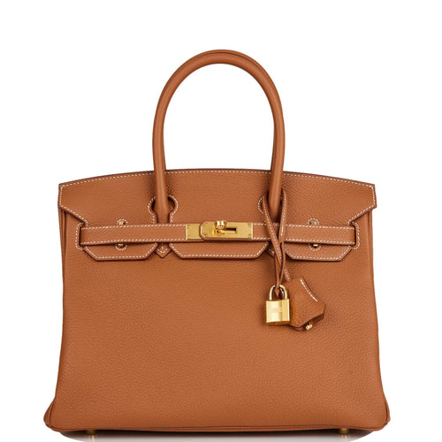 Hermes Birkin 30 Gold Togo Gold Hardware