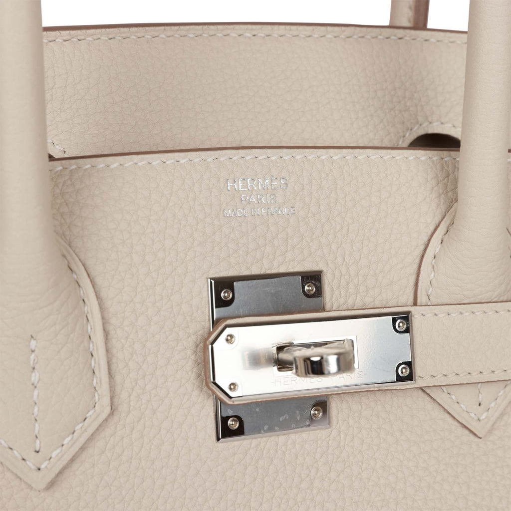 Hermes Birkin 30 Craie Togo Palladium Hardware – Madison Avenue Couture