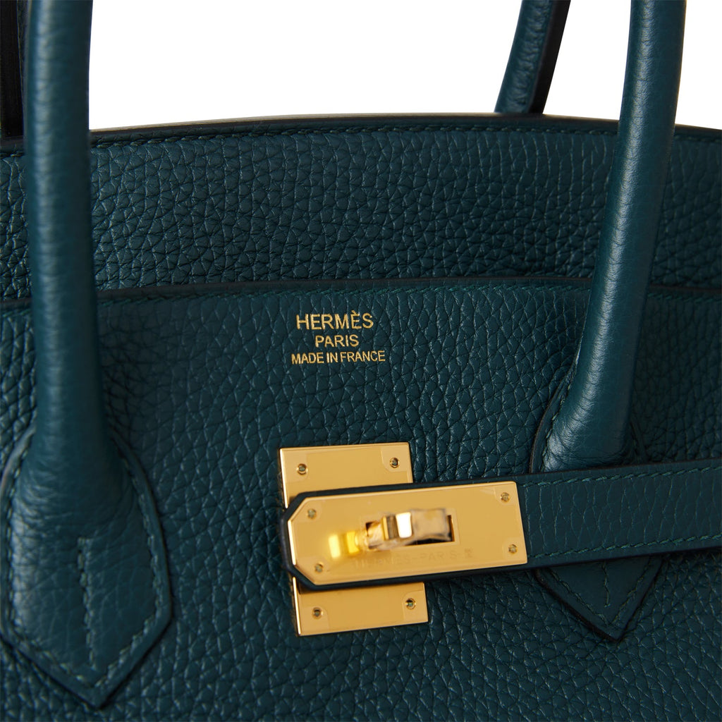 Hermes Birkin 35 Vert Cypress Togo Gold Hardware - Main Image