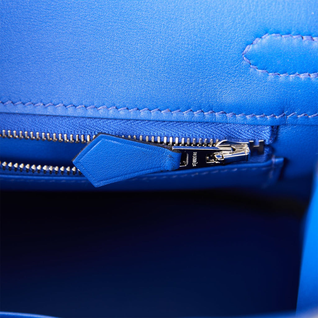 Hermès Birkin 25 Bleu Bleu du Nord Swift Gold Hardware – ZAK BAGS