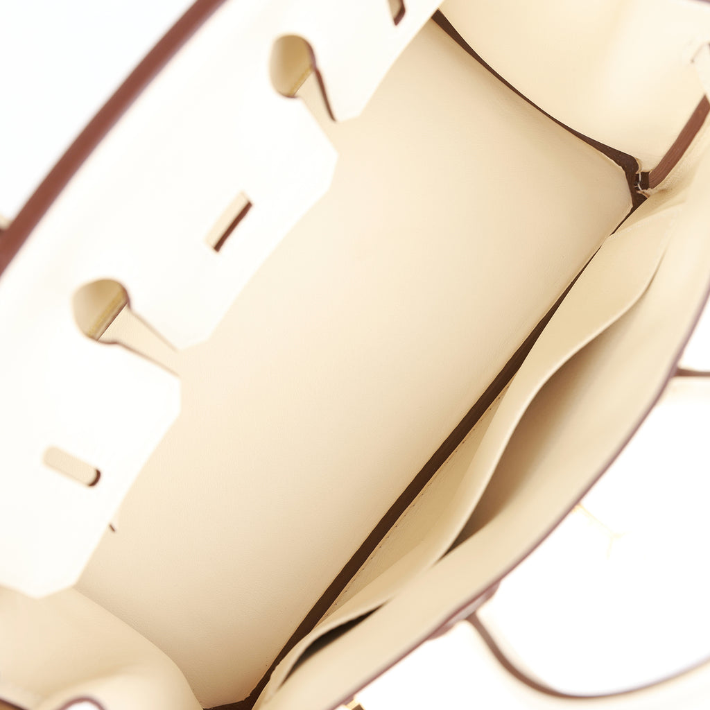 Hermès Birkin 25 Nata Swift leather Gold Hardware - 2021, Z – ZAK
