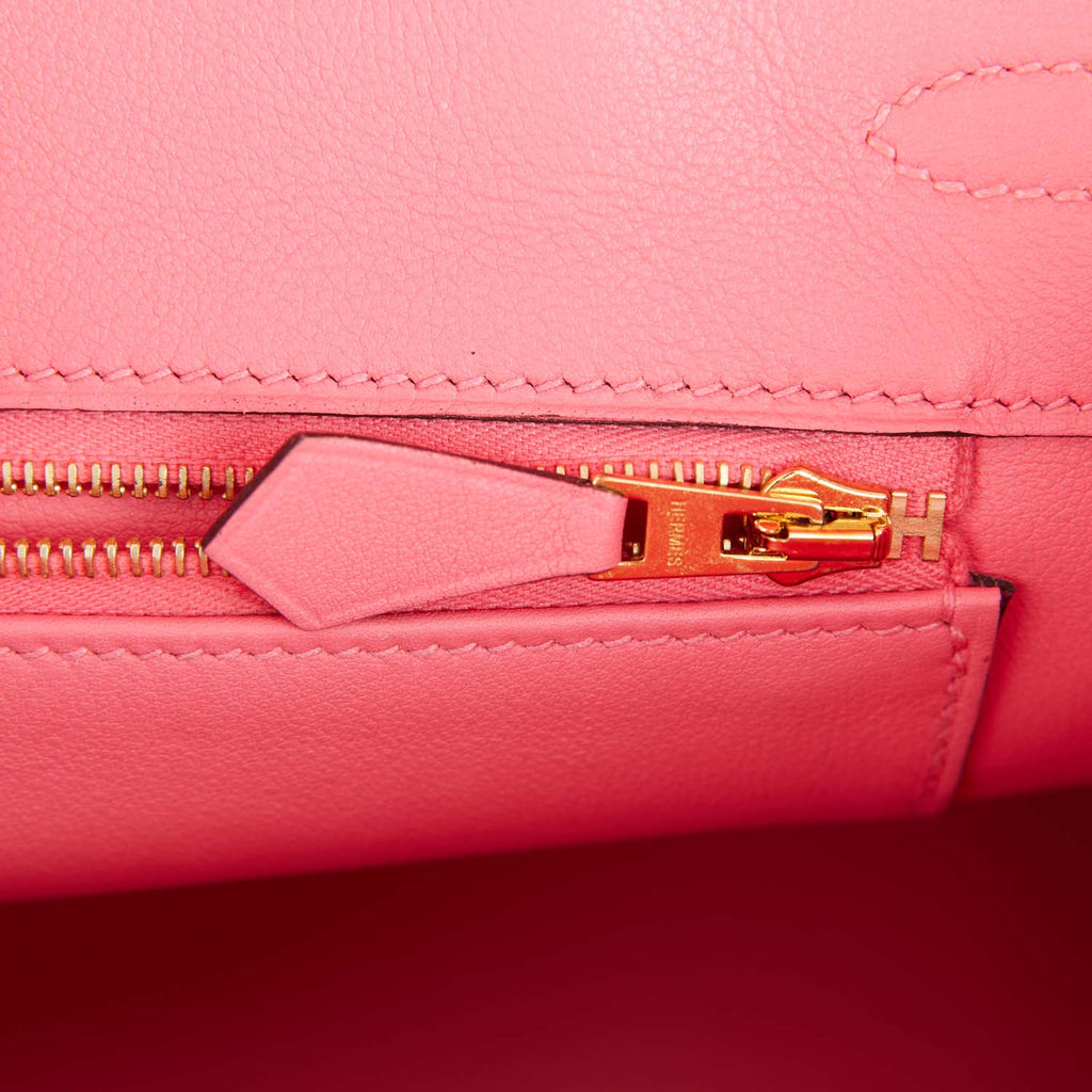 Hermes Birkin 25 Rose Azalee Swift Gold Hardware – Madison Avenue Couture