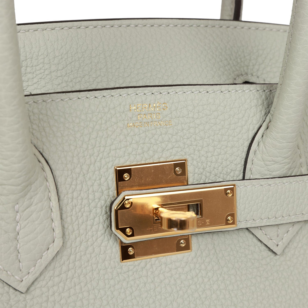 RARE* Hermès Birkin Bag Retourne 30cm in Gris Neve Togo Leather