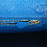 Hermes Birkin 30 Bleu Zellige Togo Gold Hardware