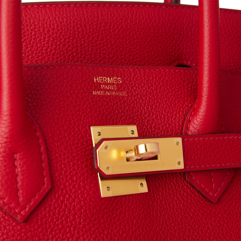 Hermès Rouge H Togo Birkin 35