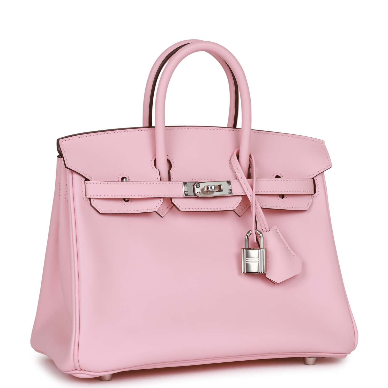 Hermes Birkin 25 Rose Sakura Swift Palladium Hardware – Madison Avenue ...