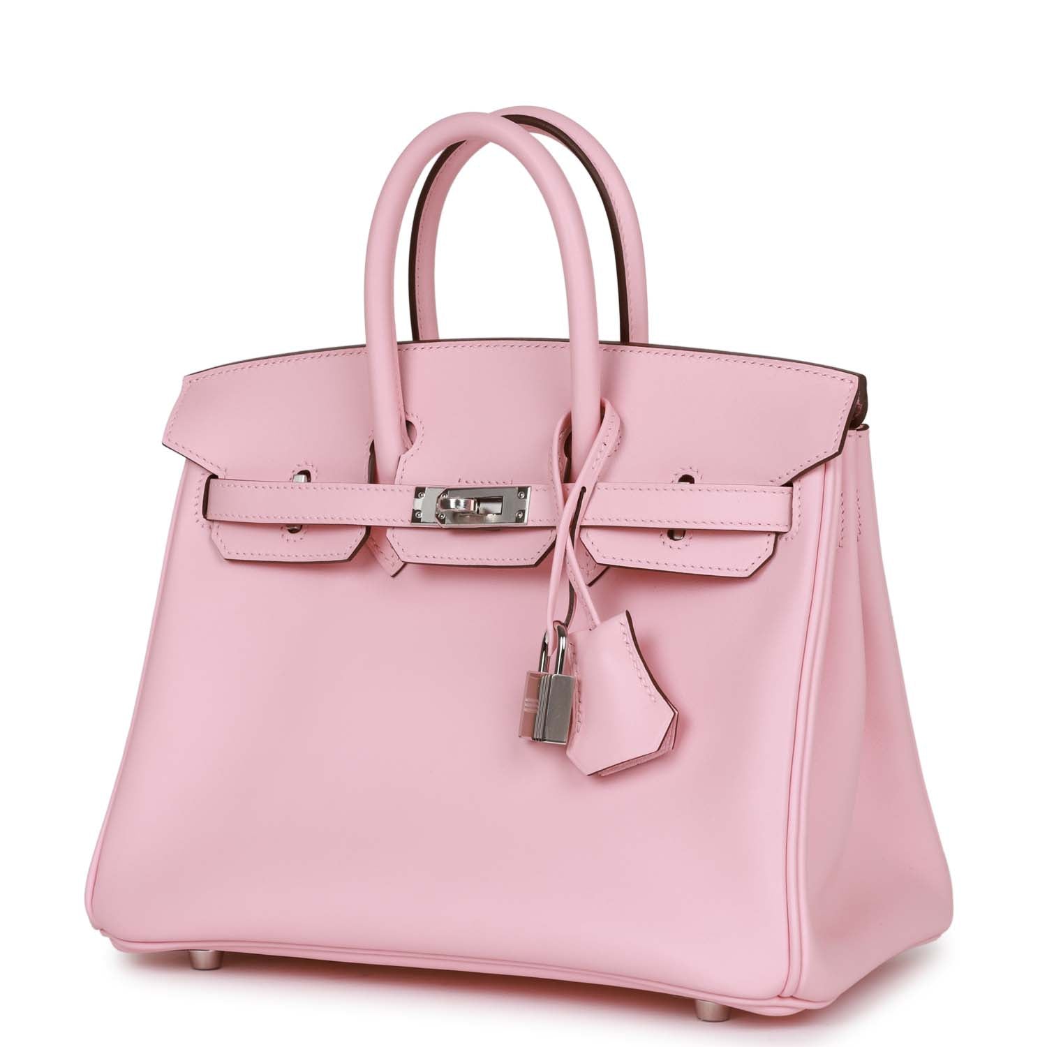 Hermes Birkin 25 Rose Sakura Swift Palladium Hardware – Madison Avenue ...