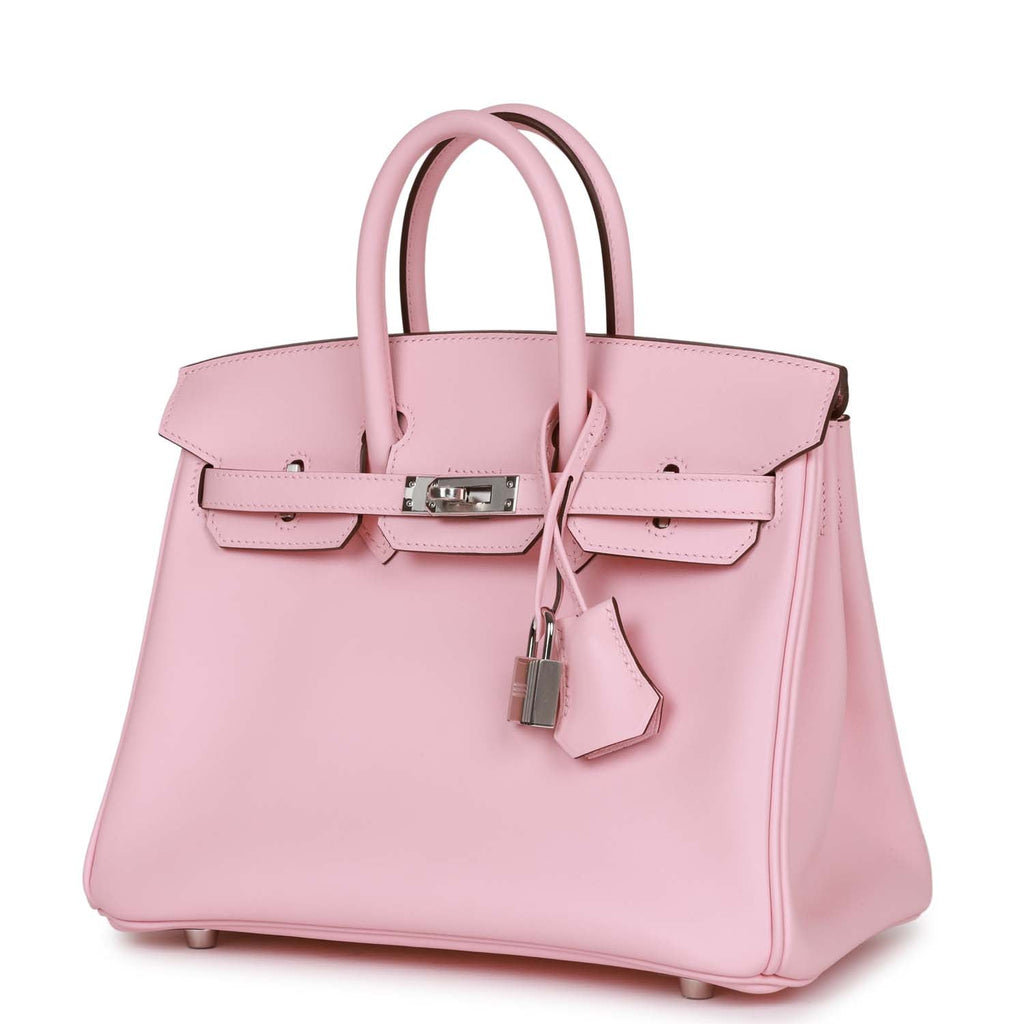 Hermès Birkin 25 Rose Sakura Swift Palladium Hardware – Tailored