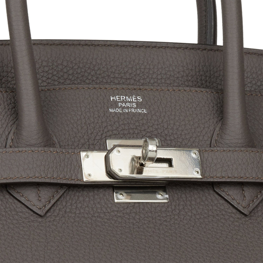 Hermès Birkin 35 Gris Etain Togo Palladium Hardware PHW