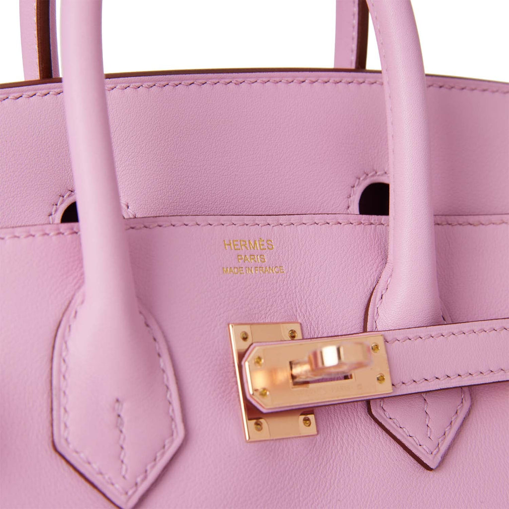 Hermes Birkin Handbag Pink Swift with Gold Hardware 25 Pink 2118533