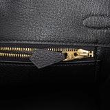 Hermes Birkin 25 Black Togo Gold Hardware